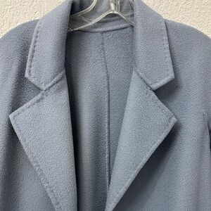 Elegant Blue Women's Coat